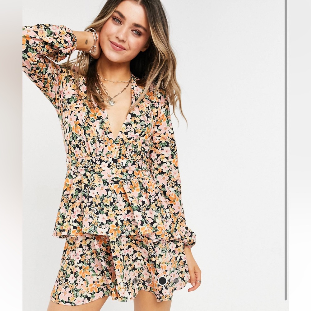 John Zack floral dress